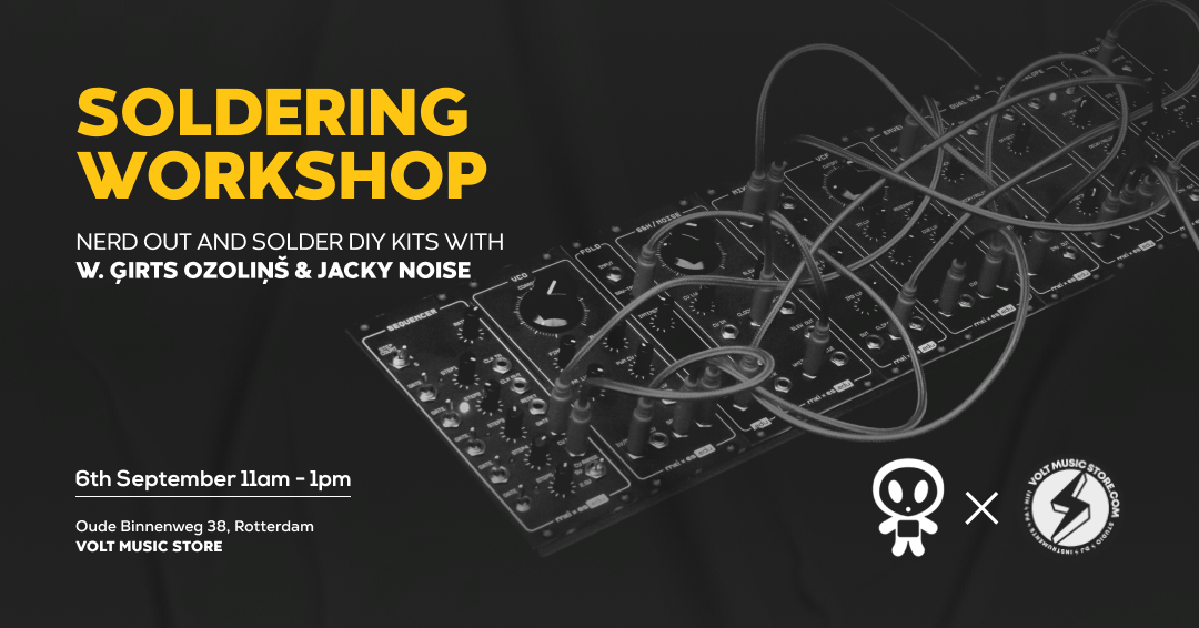 Erica Synths soldering workshop x Dutch Modular Fest