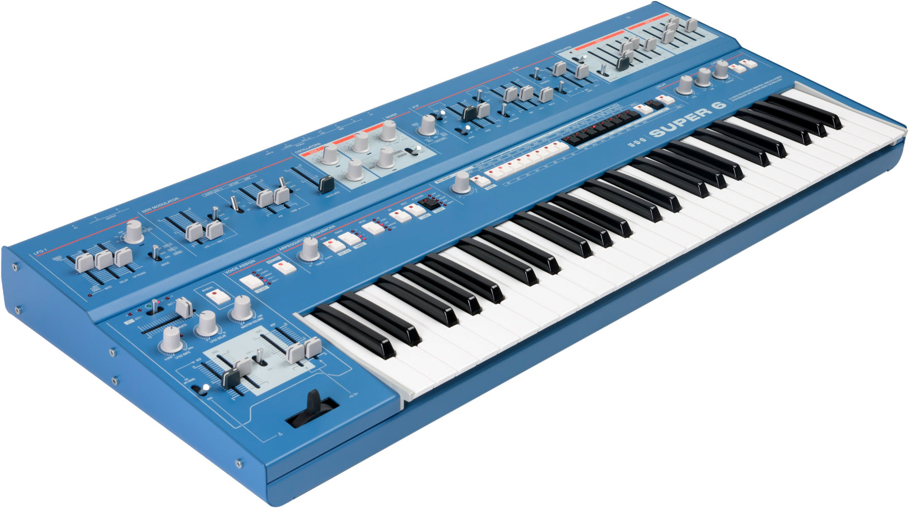 UDO Audio Super 6 Keyboard blue