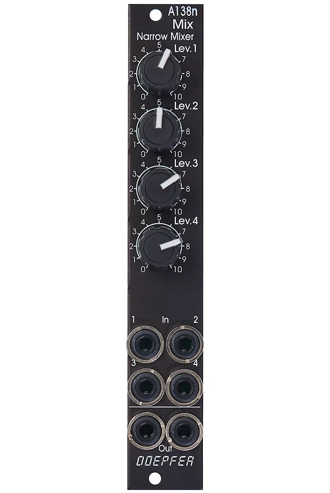 Doepfer A-138nV Narrow Mixer (Slim Line Series) Vintage Edition