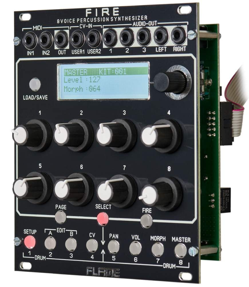 Flame Fire Drum Synth Module