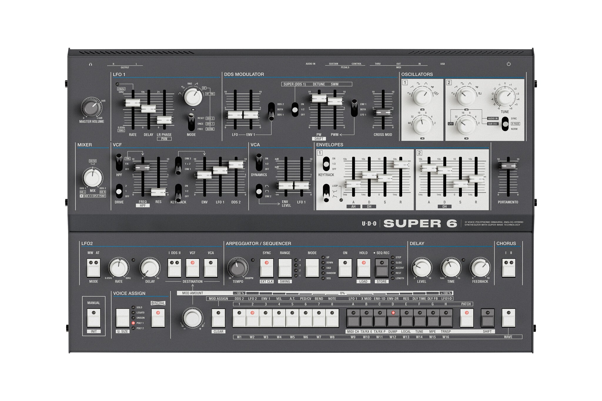 UDO Audio Super 6 Desktop LTD black