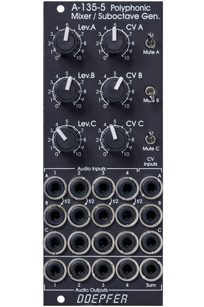 Doepfer A-135-5V Polyphonic Mixer Vintage Edition