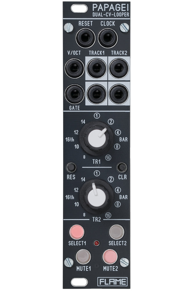 Flame Papagei Dual CV Looper black