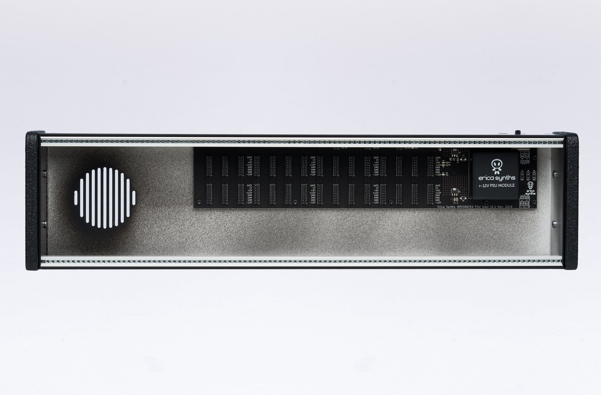 Erica Synths 1x104HP Aluminum Skiff Case with Lid (EU plug)