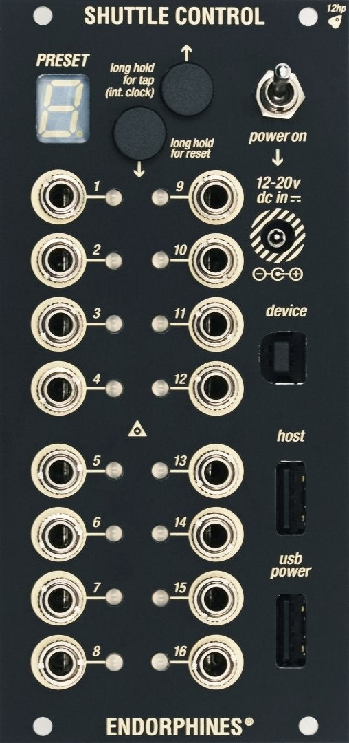 Endorphin.es BLCK_Shuttle Control