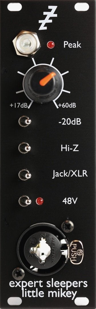 Expert Sleepers  Little Mikey Eurorack Preamp Module