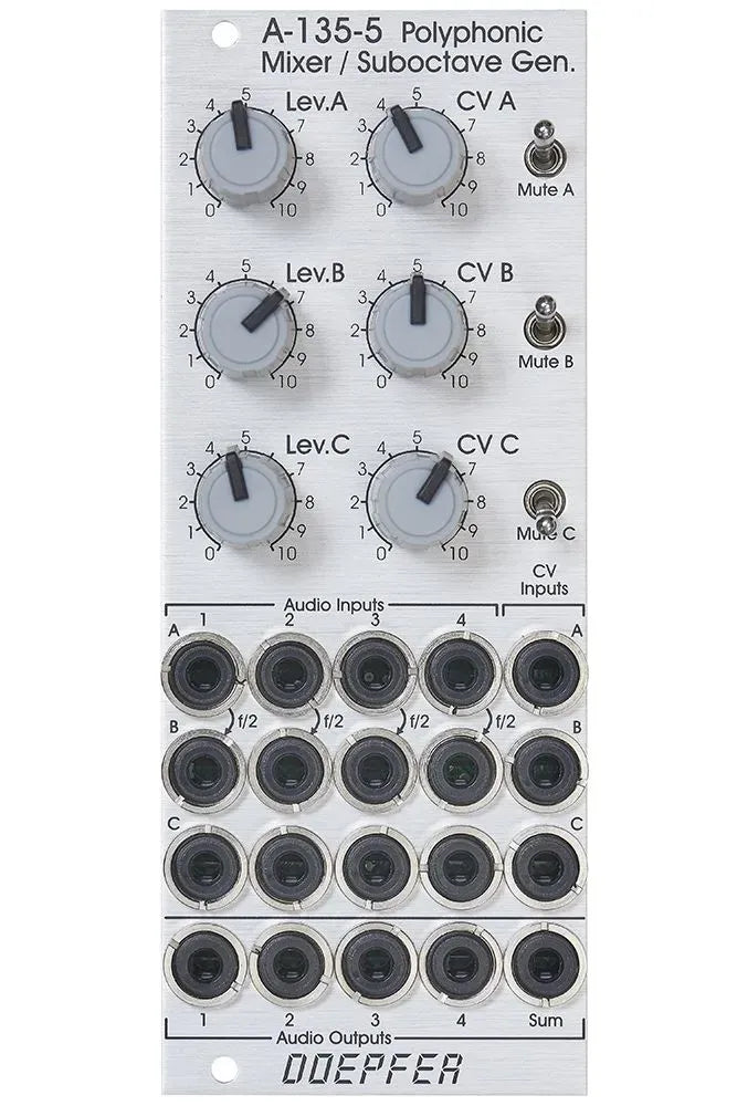 Doepfer A-135-5 Polyphonic Mixer