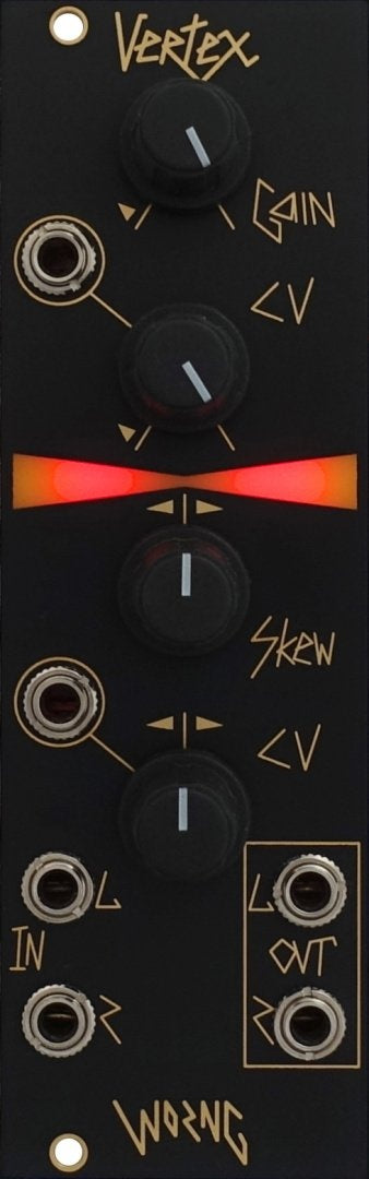 Worng Electronics Vertex Eurorack Stereo VCA Module