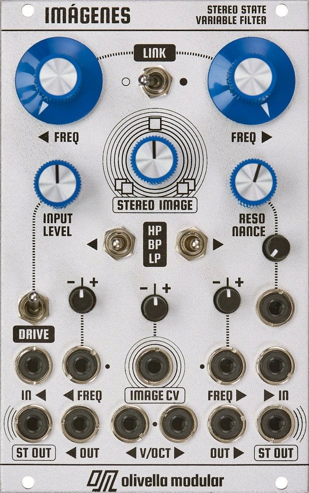 Olivella Modular  IMÁGENES Eurorack State Variable Stereo Filter