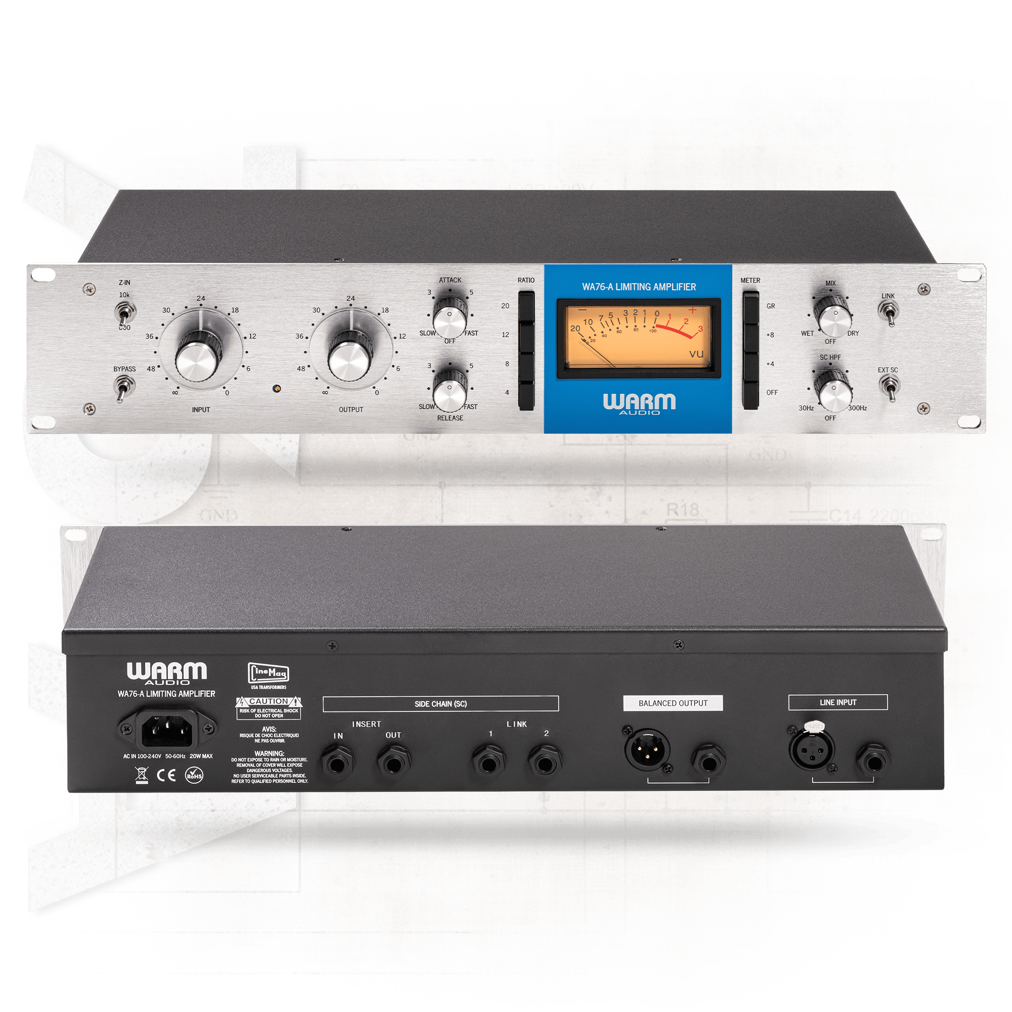 Warm Audio WA76-A Audio Compressor Single Channel