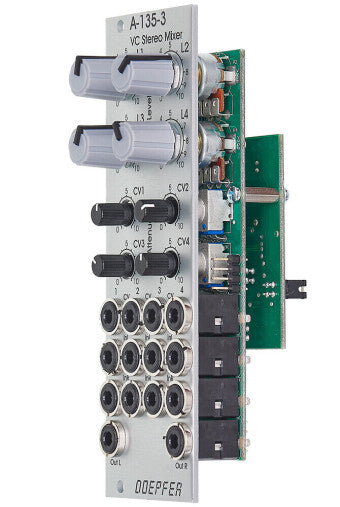 Doepfer A-135-3 Voltage Controlled Stereo Mixer (Slim Line Series)