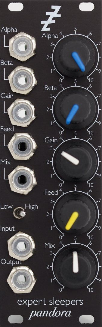Expert Sleepers  Pandora Eurorack Bandpass Filter & Distortion Module