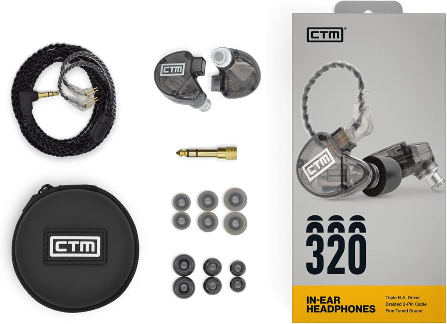 Clear Tune Monitors CE320 SMOKE