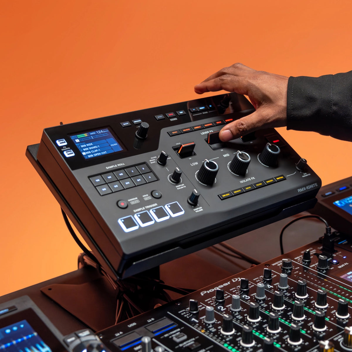 AlphaTheta DJC-STS2 DJ Stand for RMX-IGNITE