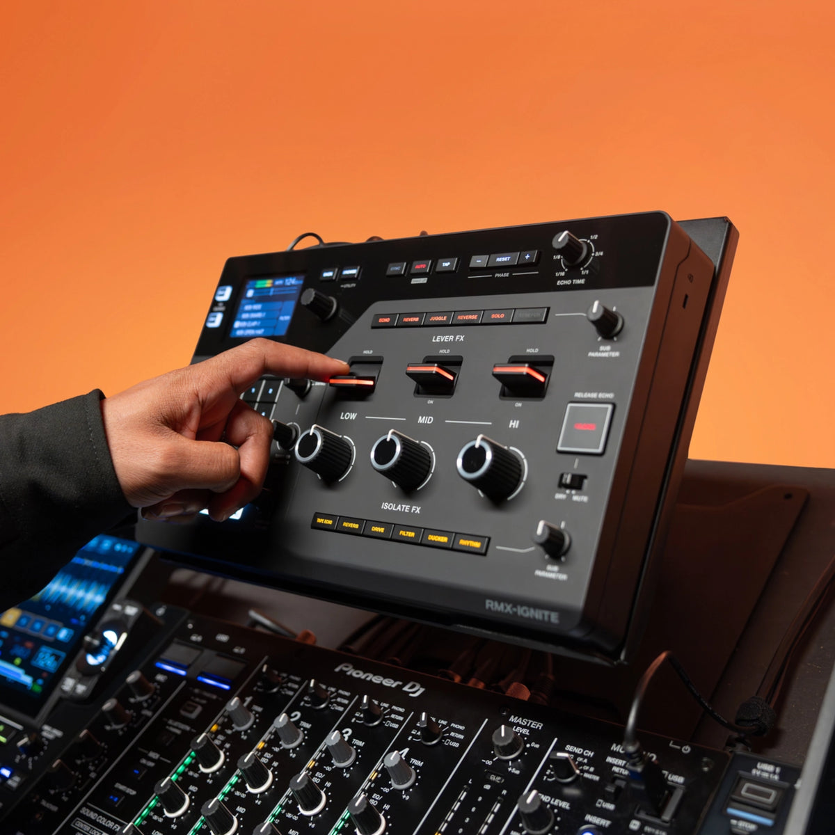 AlphaTheta DJC-STS2 DJ Stand for RMX-IGNITE