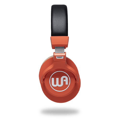 Warm Audio WAHRO, Orange closed-back headphone