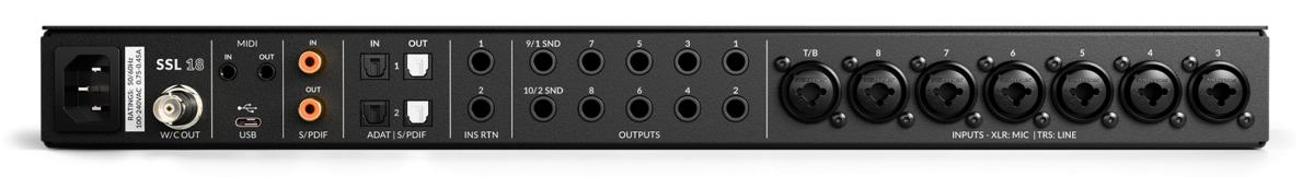 Solid State Logic SSL 18 USB Audio Interface