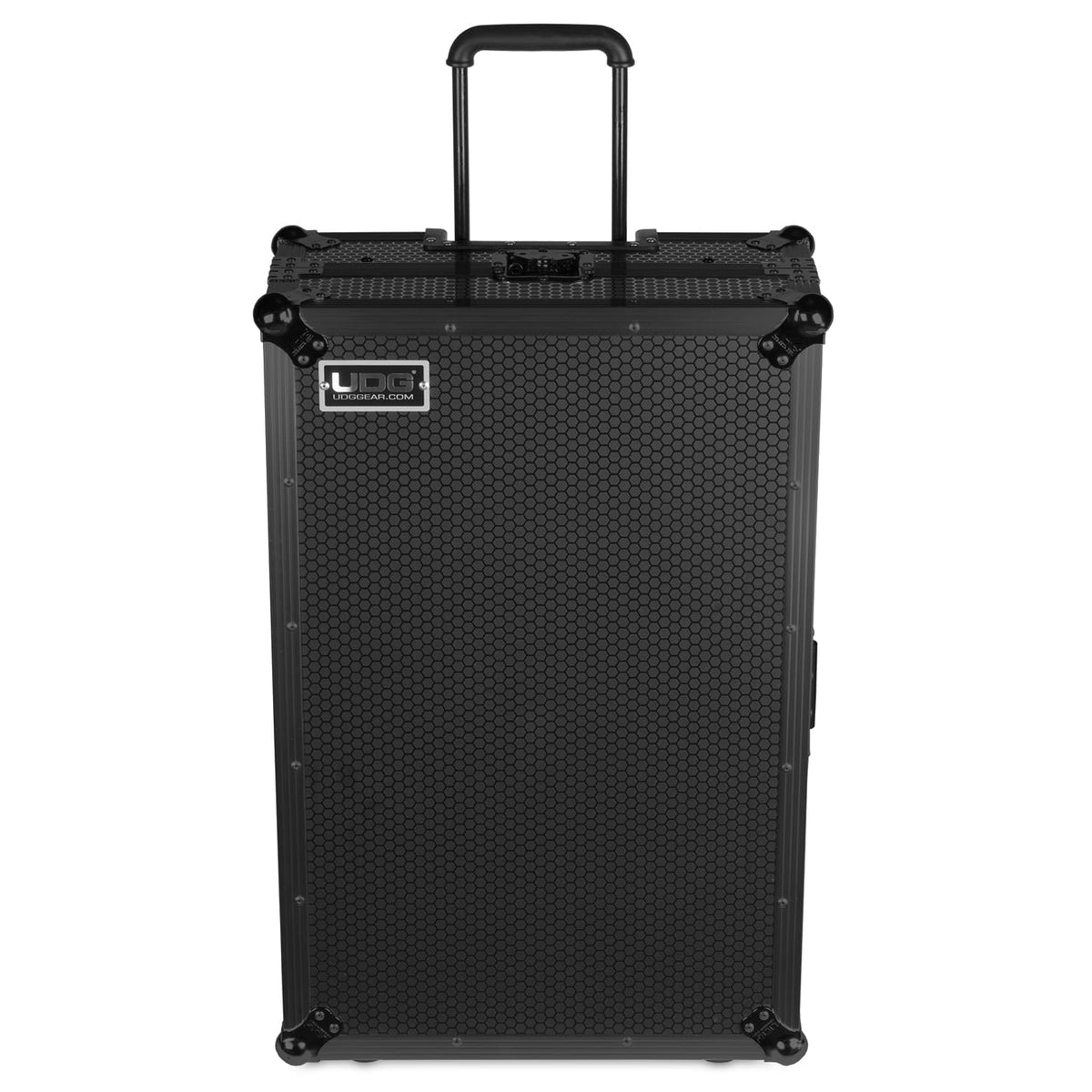 UDG Ultimate Flight Case Multi Format XXL Black Plus (Laptop Shelf, Trolley & Wheels)