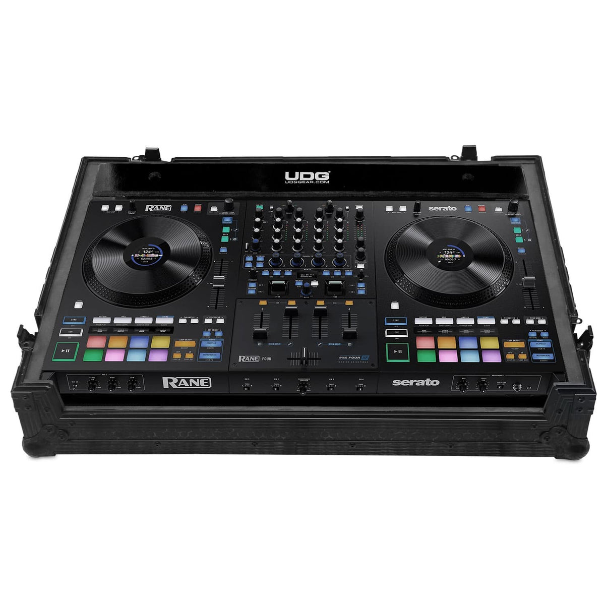UDG Ultimate Flight Case Rane Performer/Four Black Plus (Wheels)