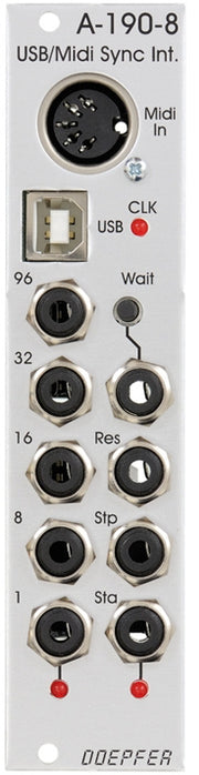 Doepfer A-190-8 MIDI/USB-to-Clock/Start/Stop