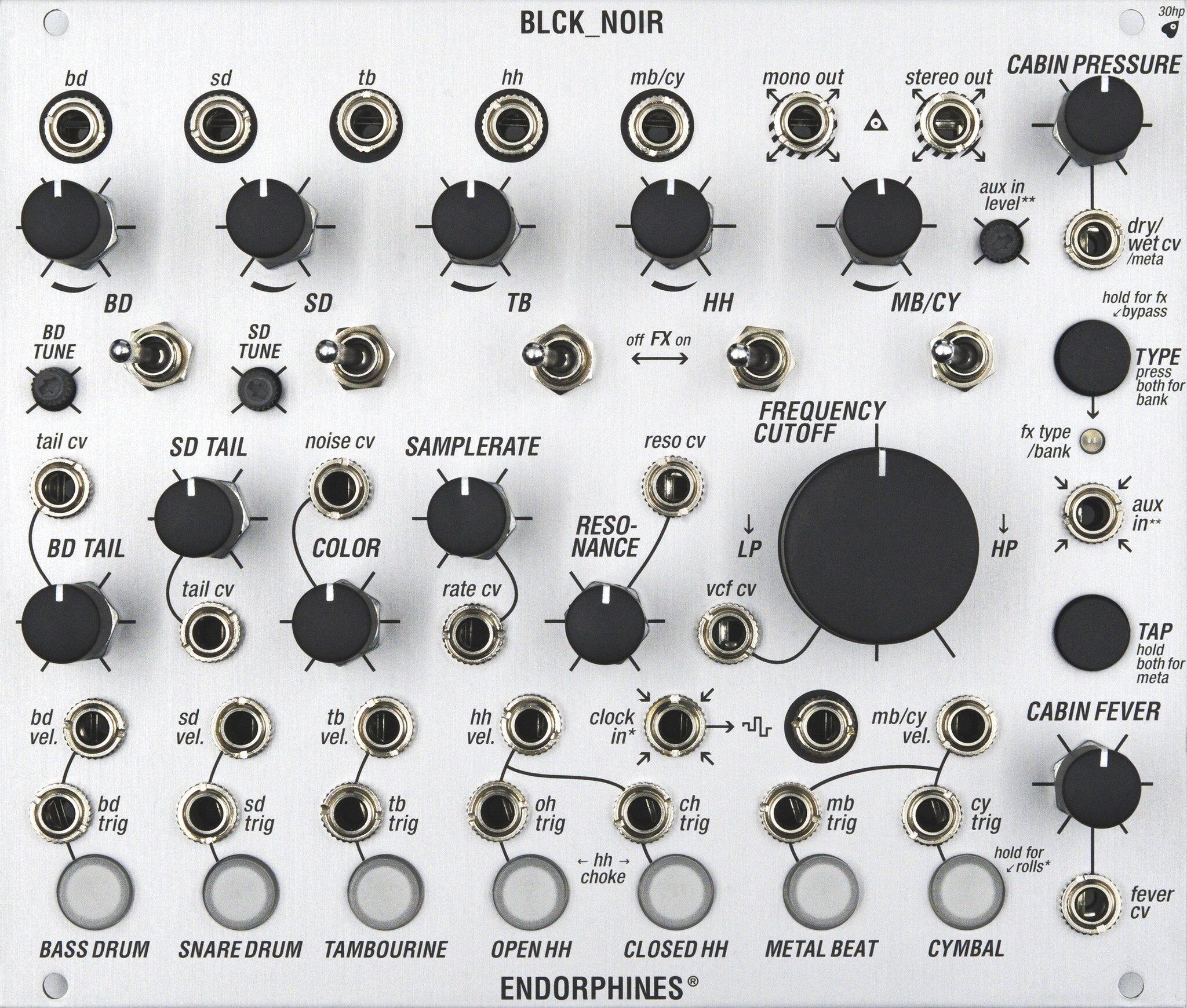 Endorphin.es NOIR Drum Module