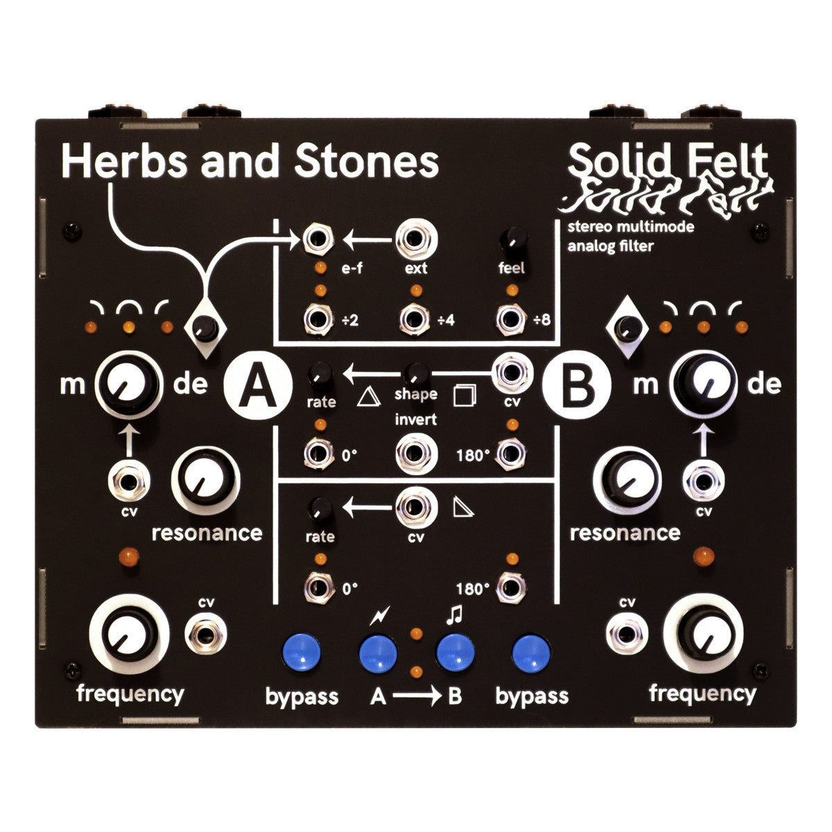 Herbs & Stones Solid Felt Desktop Stereo Multimode Filter