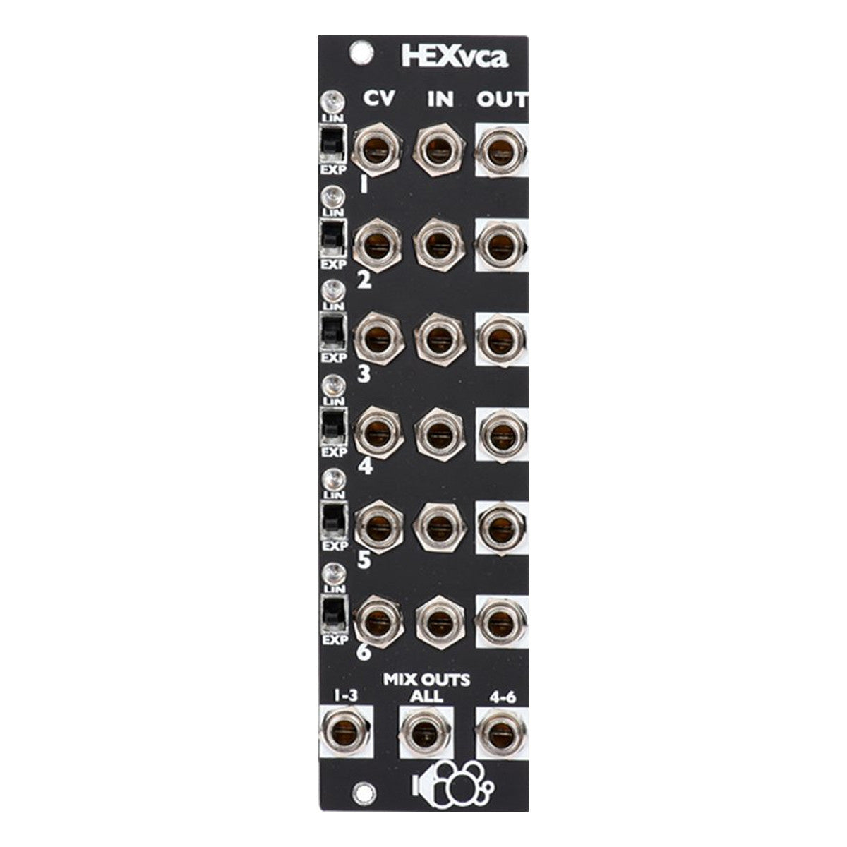 Bubblesound  HEXvca Eurorack Module (Black)