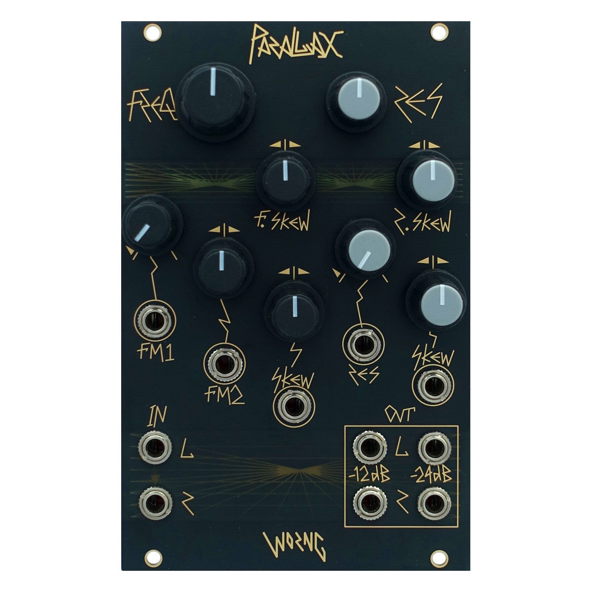 Worng Electronics  Parallax Eurorack Stereo Filter Module