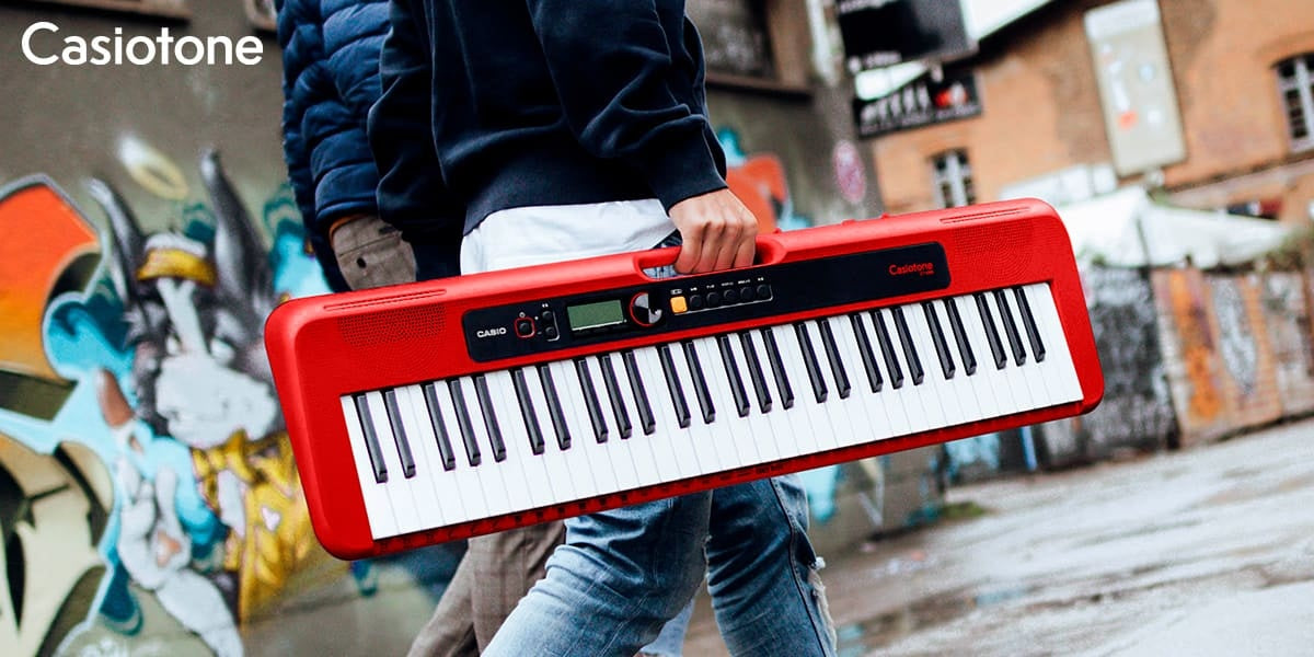 Casio CT-S200 Casiotone Series Keyboard (Red)