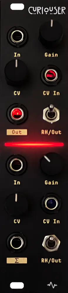 Apollo View  Curiouser Eurorack VCA Module