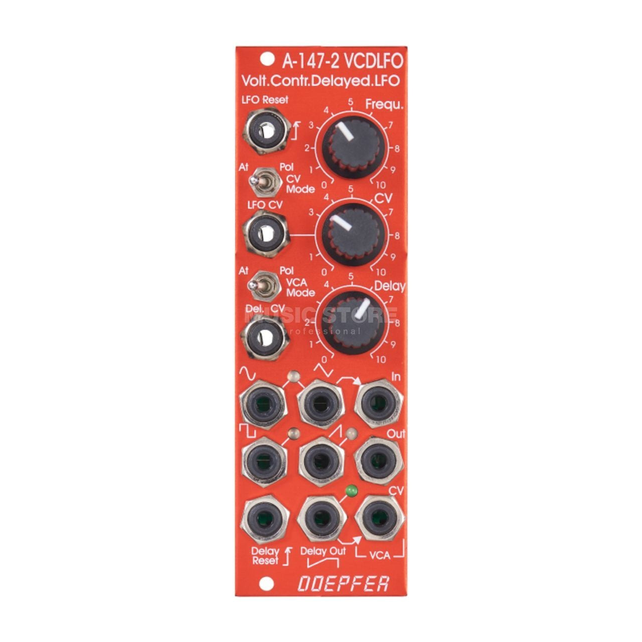 Doepfer A-147-2V VCDLFO Special Edition red-black