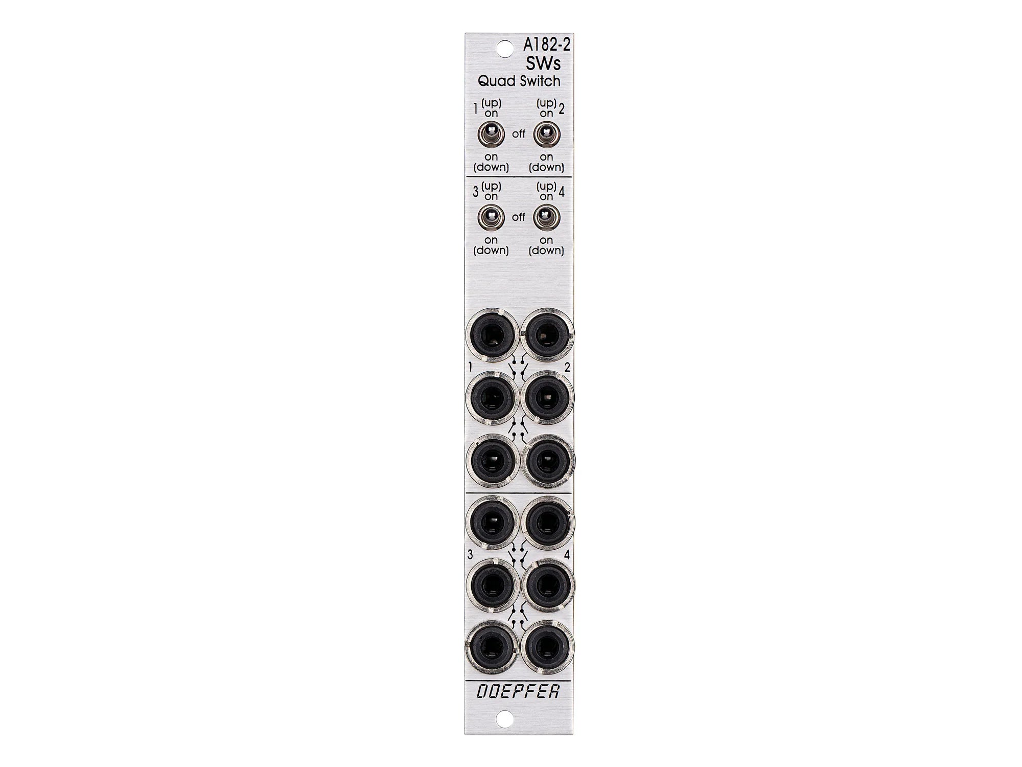 Doepfer A-182-2 Quad Switch Slim Line