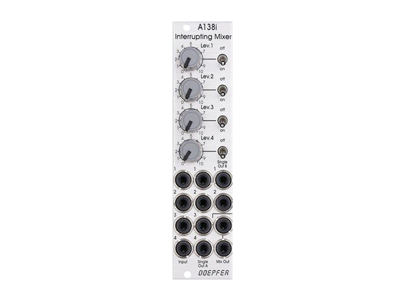 Doepfer A-138i Interrupting Mixer (Slim Line Series)
