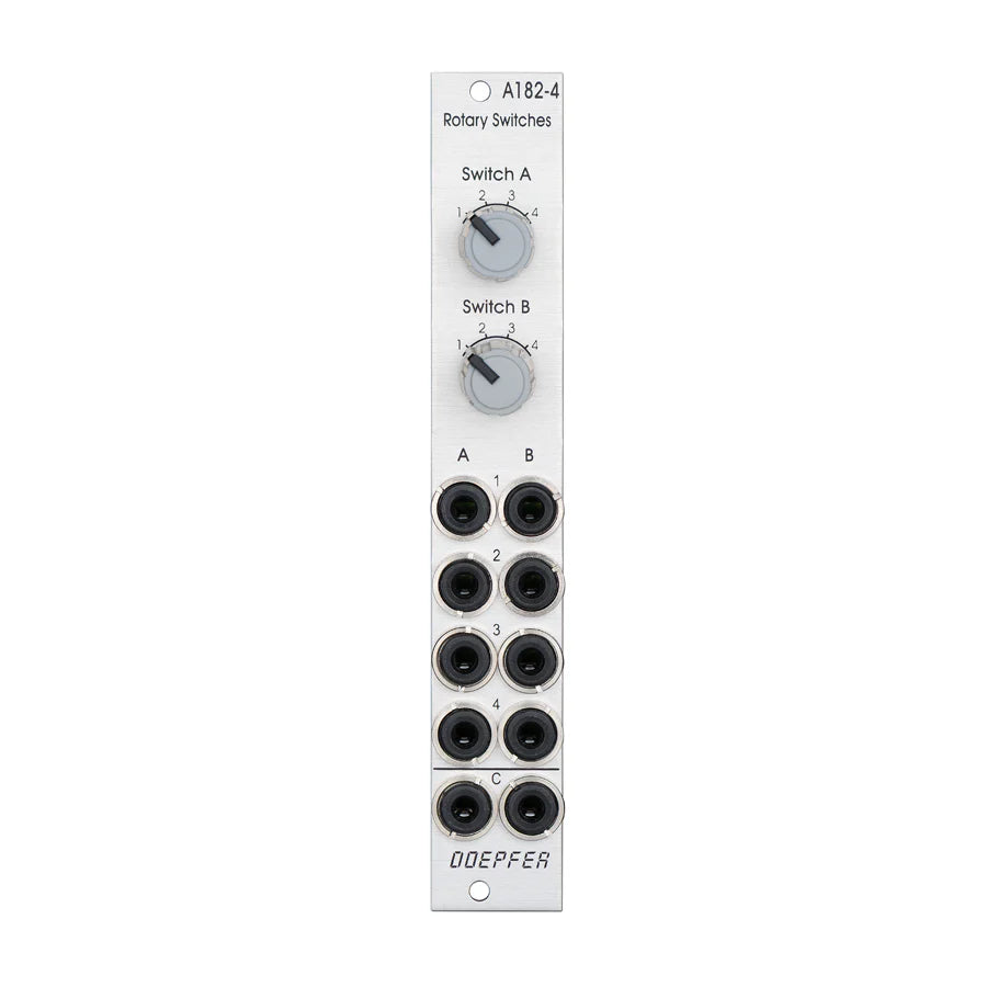 Doepfer A-182-4 Dual 4-1 Rotary Switches