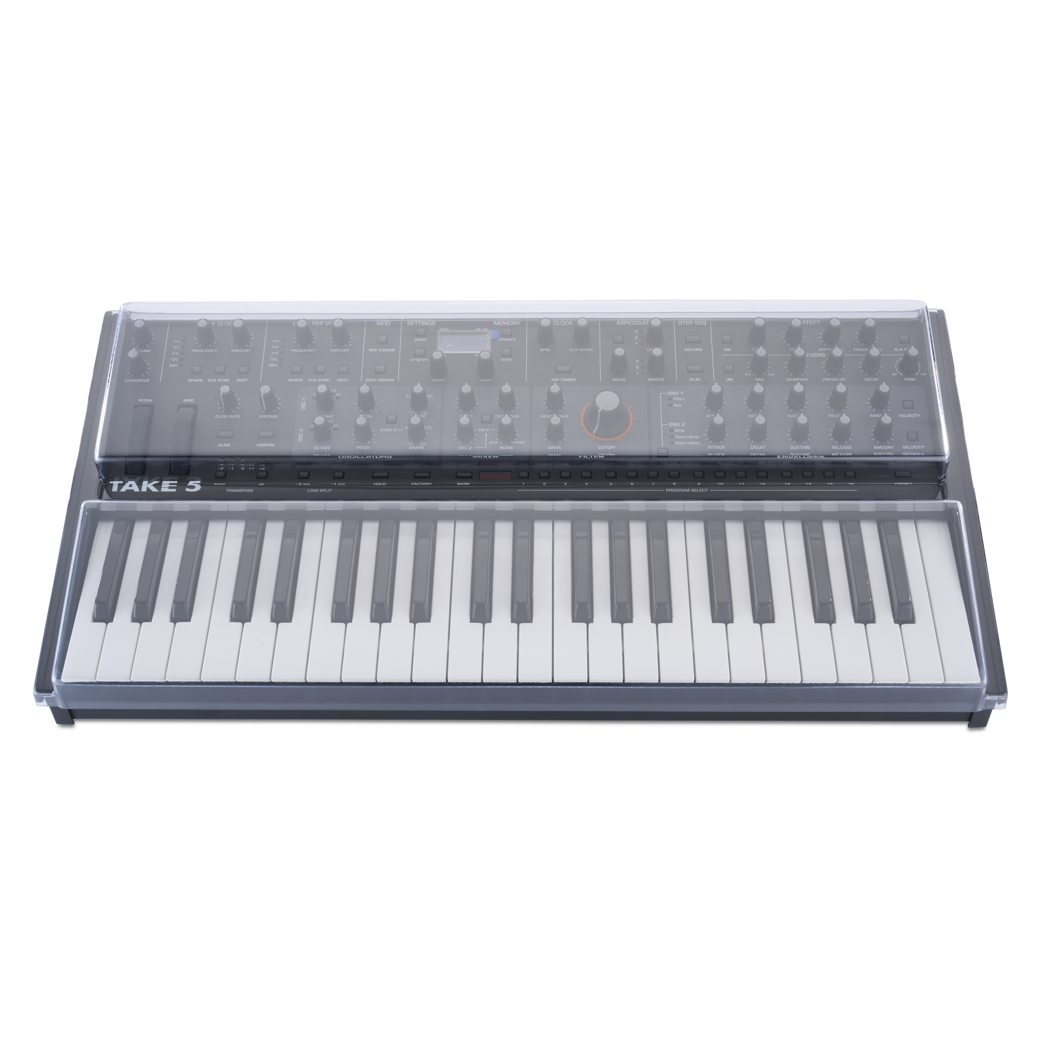 Decksaver Sequential Take 5 & Oberheim TEO-5 cover