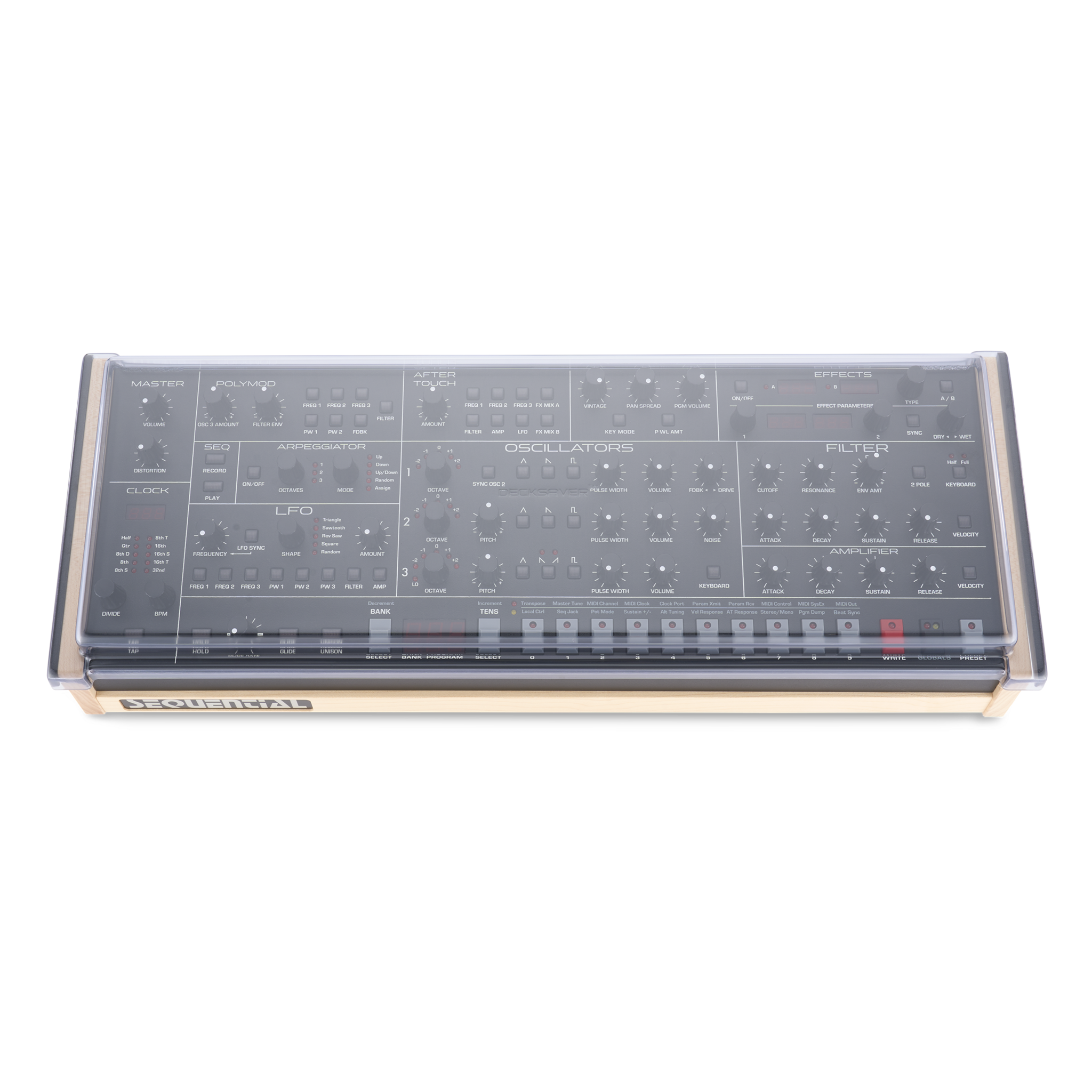 Decksaver SEQUENTIAL TRIGON-6 DESKTOP COVER