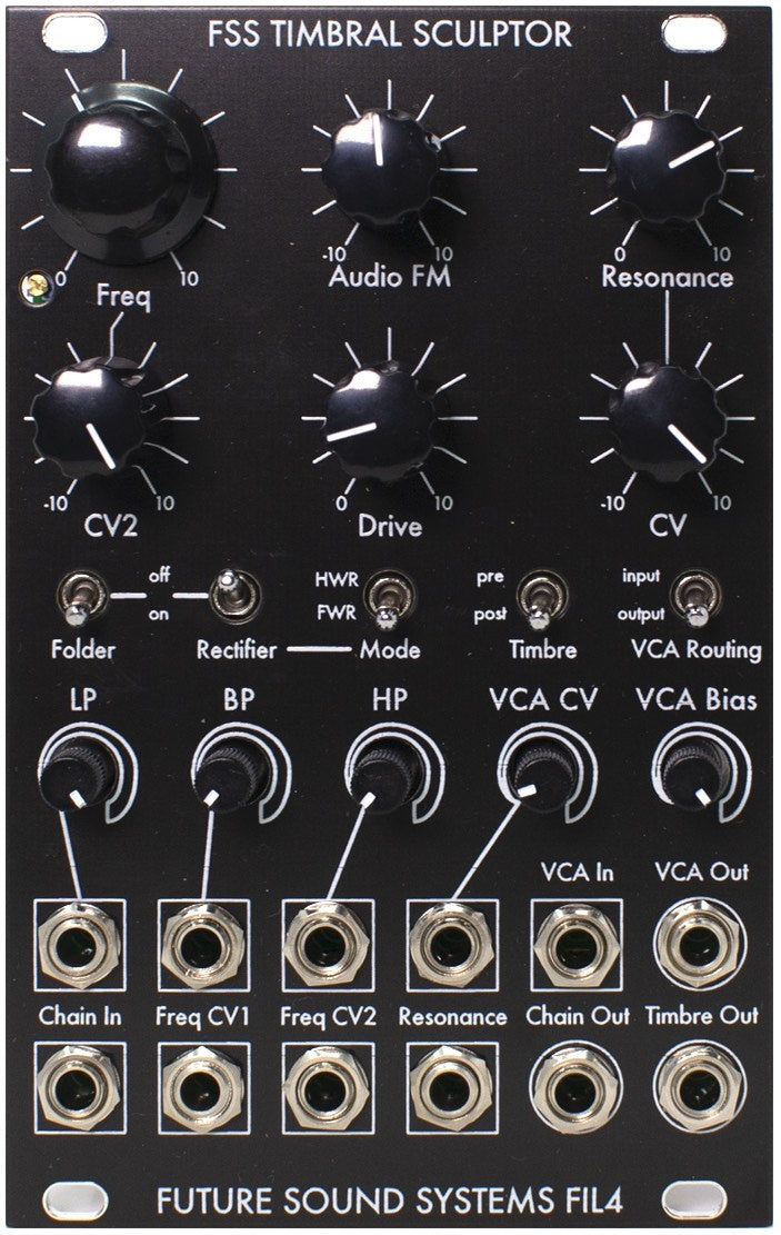Future Sound Systems  FIL4 Timbral Sculptor Eurorack Filter & Wavefolder Module