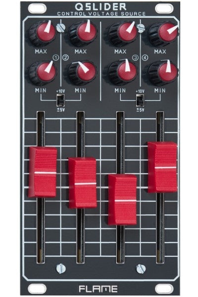 Flame QSLIDER Quad Control Voltage Source black