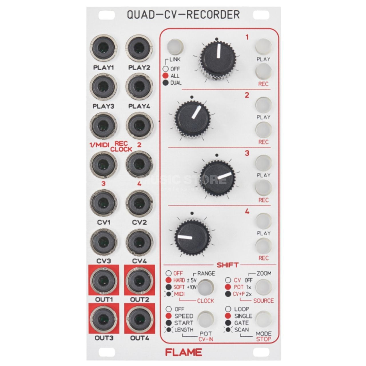 Flame Quad CV-Recorder