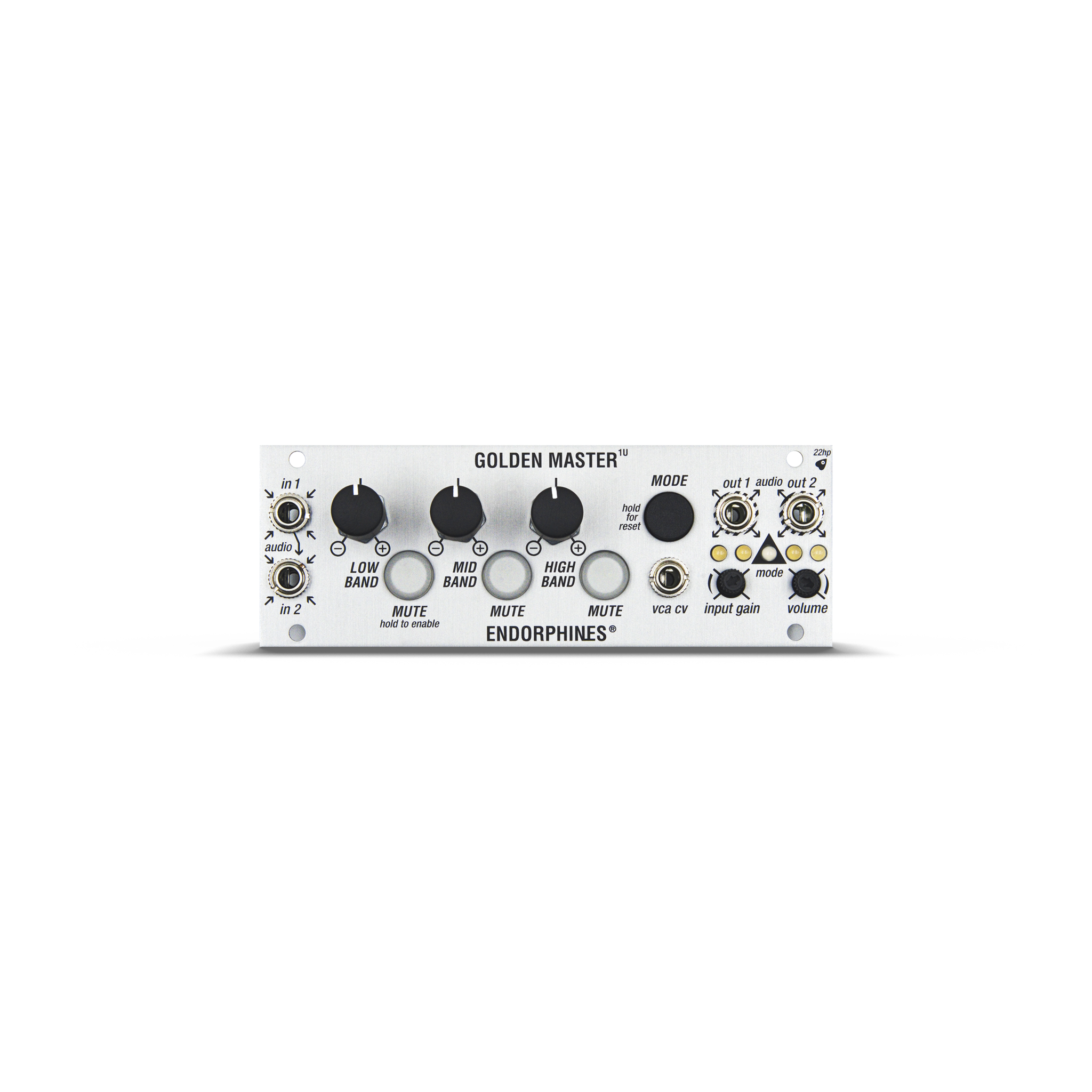 Endorphin.es 1U Golden Master Silver
