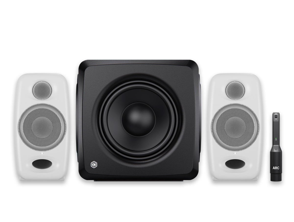 IK Multimedia iLoud Micro Monitor Pro White 2.1 Bundle