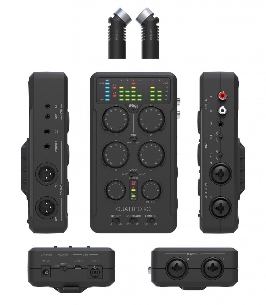 IK Multimedia iRig Pro Quattro I/O Deluxe