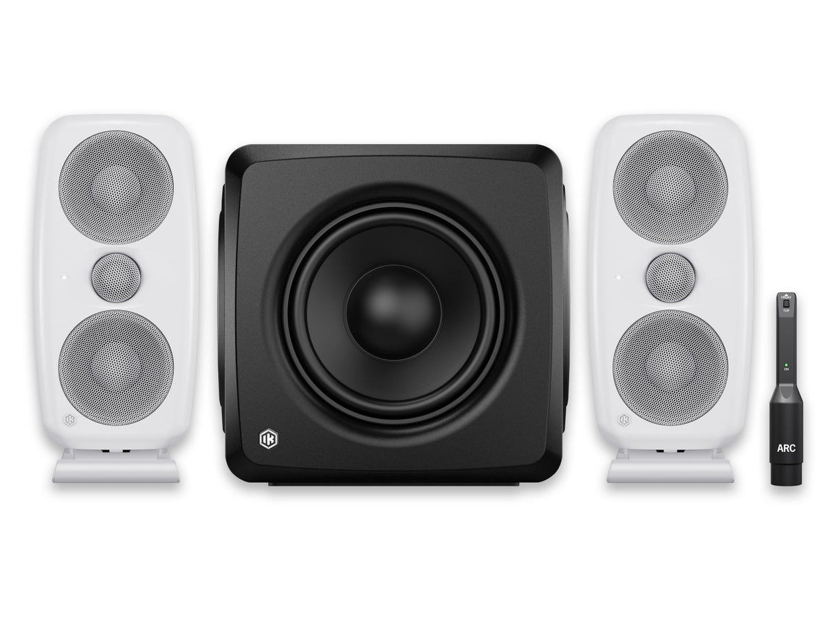 IK Multimedia iLoud MTM MKII White 2.1 Bundle