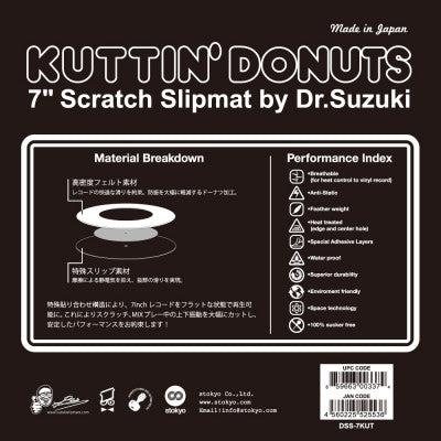 Dr.Suzuki 7" Kuttin Donuts Slipmats