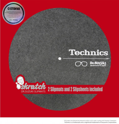 Dr.Suzuki + Technics 12" SCRATCH EDITION Slipmats