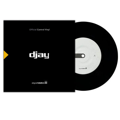 Algoriddim djay PRO AI 7" Control Vinyl (Single, black)