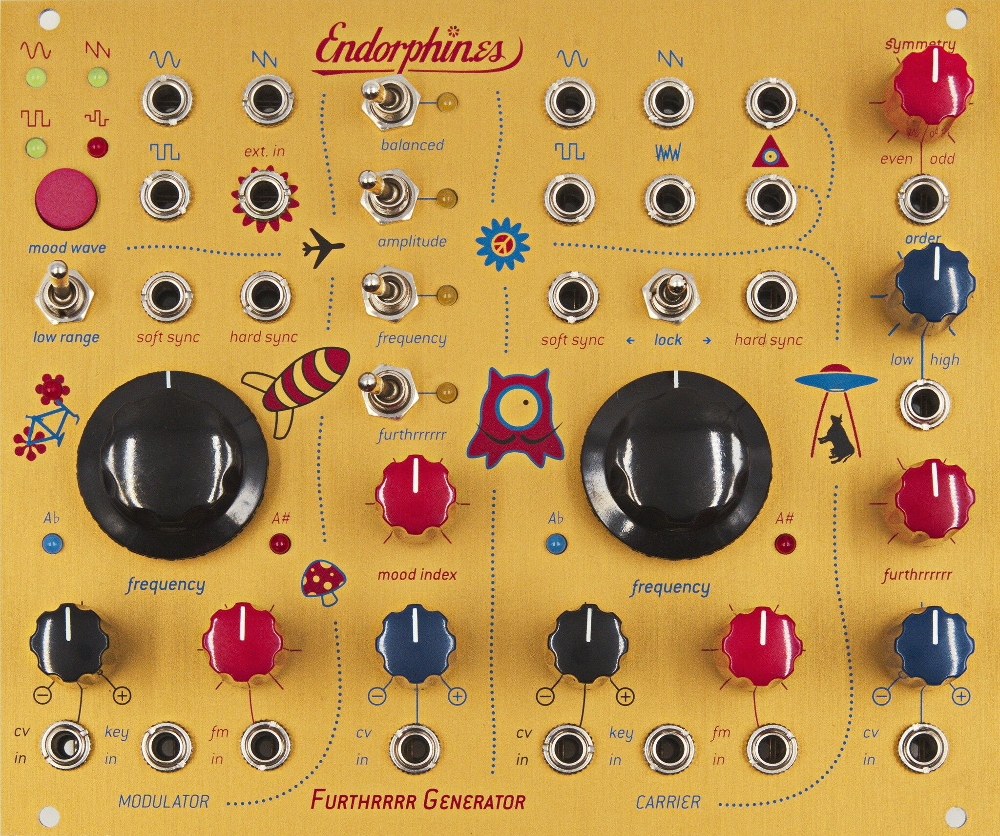 Endorphin.es Furthrrrr Generator Dual VCO Gold