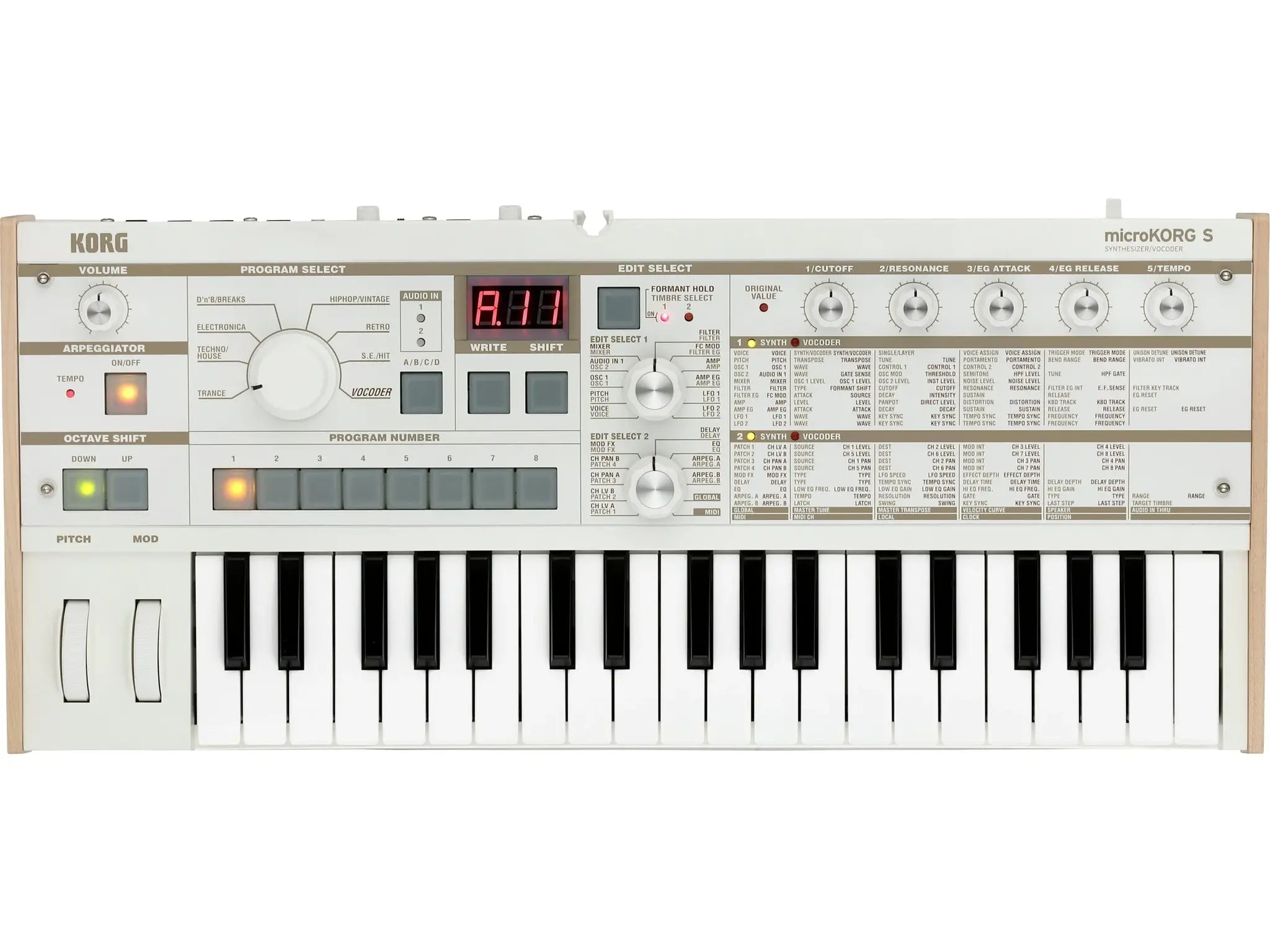 Korg microKORG S synthesizer/vocoder