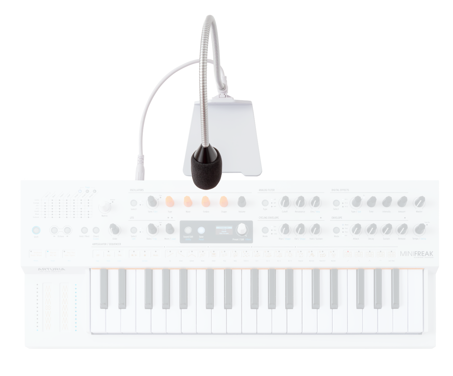 Arturia MiniFreak Gooseneck Microphone