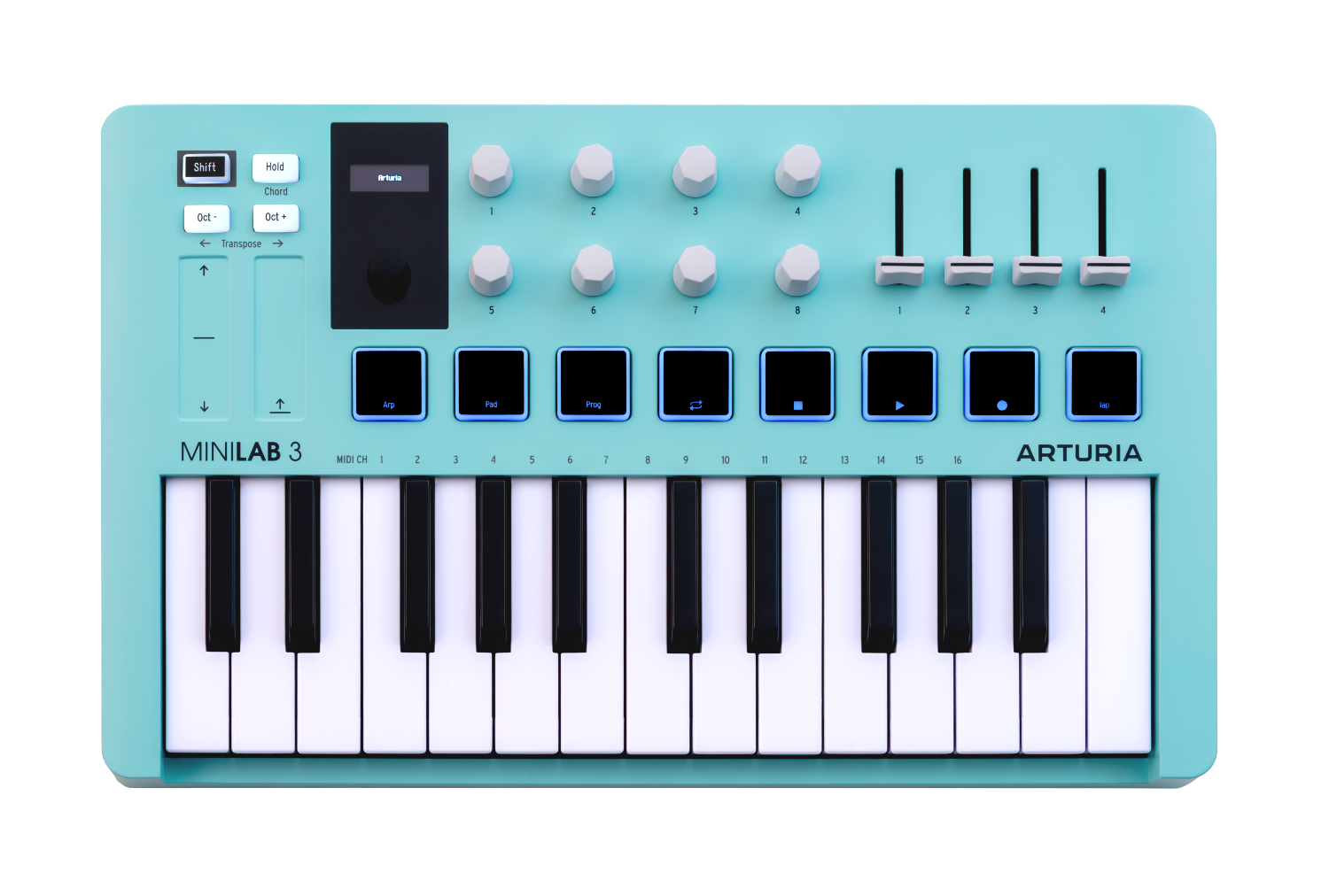Arturia MiniLab 3 Aquamarine